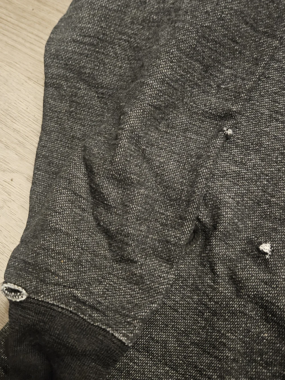 Nike Men's Charcoal Gray Full-Zip Hoodie Sweater